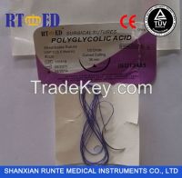 Absorbable Braided PGA Suture With Needle