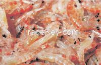 Whole round frozen krill