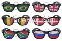 2014 New Style Custom Pinhole glasses With Printed Sticker Logo On Len