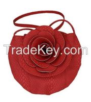 2015 PU flower lady hand bag
