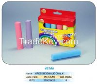 6PCS SIDEWALK CHALK