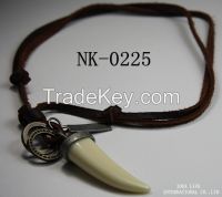 leather necklace