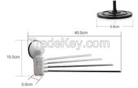 plastic and stainless steel towel rack