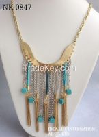 metal plating chain necklace