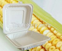 Cornstarch Disposable Biodegradable Plates with full range of sizes