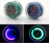plastic 6cm customized Yoyo with logo, LED and Sound in different color
