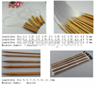 Bamboo/Steel knitting needles, cirular knitting needles, knitting needle