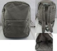  Washed PU School Backpack