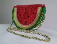 Wheat Straw Cross-body Bag