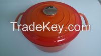 Cast Iron Enamel Casserole