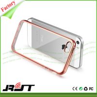 Transparent Clear Ultra Thin Electroplate Soft TPU Cell Phone Cases for iPhone 6