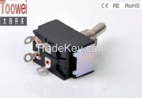 ON-OFF DPDT Toggle switch 10A 250V 12mm T6021U