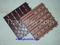 wood plastic composite ( WPC ) decking tile