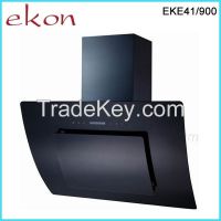 90cm Black Glass Kitchen Chimney Hood