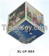 Colourful Rotating Revolving Photo Frame Cube