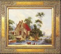 chinese oil paintings, canvas, photo frame , artist pictures