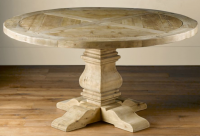 Lasted antique french style soild wood round coffee table design