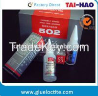 Professional free solvents 502 cyanoacrylate adhesive super glue