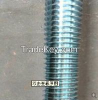 stainless steel threaded rod, screw, zinc plated From China