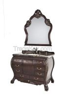 Classic Solid wooden bathroom vanity cabinet