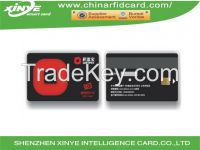 Plastic smart card sharing