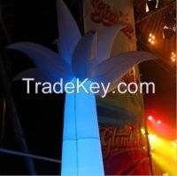 Inflatable flowers for stage decoration