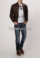 Leather jacket &Atilde;&cent;&iuml;&iquest;&frac12;&iuml;&iquest;&frac12; brown
