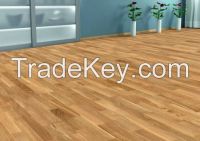 high quality luxury oak and ash floorboards, engineered flooring (two-layer) and solid parquet