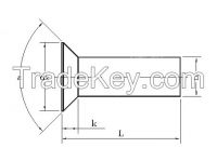 304/A2 Countersunk head solid rivets