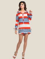 MULTICOLOR STRIPE TUNIC 