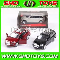 MZ branded 1:32 alloy authorized Audi Q7 car,1:32 small scale diecast Audi Q7 toy cars with light,music and opened door