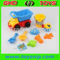 Children summer lovely plastic sand beach toy truck