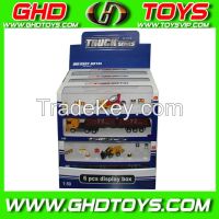 new arrival all kinds of diecast trailer series vehicle toys diecase logging transporter