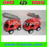 Pull line  Cartoon Fire Truck Candy toys