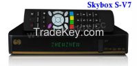 SKYBOX V7 Satellite Receiver VFD Support 2xUSB WEB TV