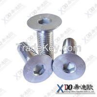 Alloy C276 stainless steel slotted countersunk head screws