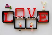 ABS plastic cube love wall cube shelf, Children shelf, decor shelf, book shelf, bookcase