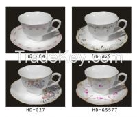 bone china coffee cup and saucer