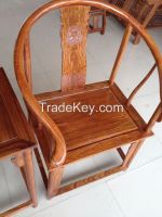 100% rosewood 3 sets room antique chairs