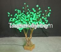 Simulation bonsai tree with lighting