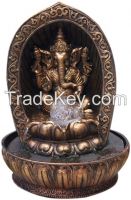 Buddha water fountain desk top fountain indoor polyresin water fountain home decor fountain