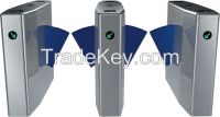 Automatic Pedestrian RFID Remote Control Wing Gate Turnstile in Metro Station, Airport and Business Plaza(Double Motor)