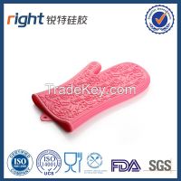 Dongguan Right silicone/silicone oven glove with lobster shape