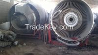 Aircraft jet engine scrap