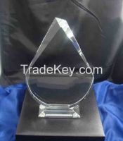 CHINA k9 blank crystal glass trophy award for business gifts