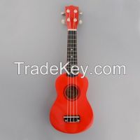 21 inch Acoustic Soprano Wood Hawaii Ukulele Musical Instrument Good Quality 4 String Guitar Children Gift Beach