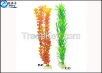 OEM Non-toxic Plastic Simulation Fish Plants / Aquarium Tank Plant 