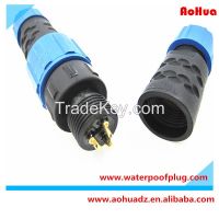 M15 series Soldering coupling Male to female style waterproof IP68 connector