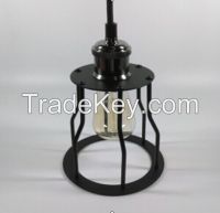 Cage metal pendant lamp