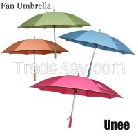 2015 new golf fan umbrella for man and lady